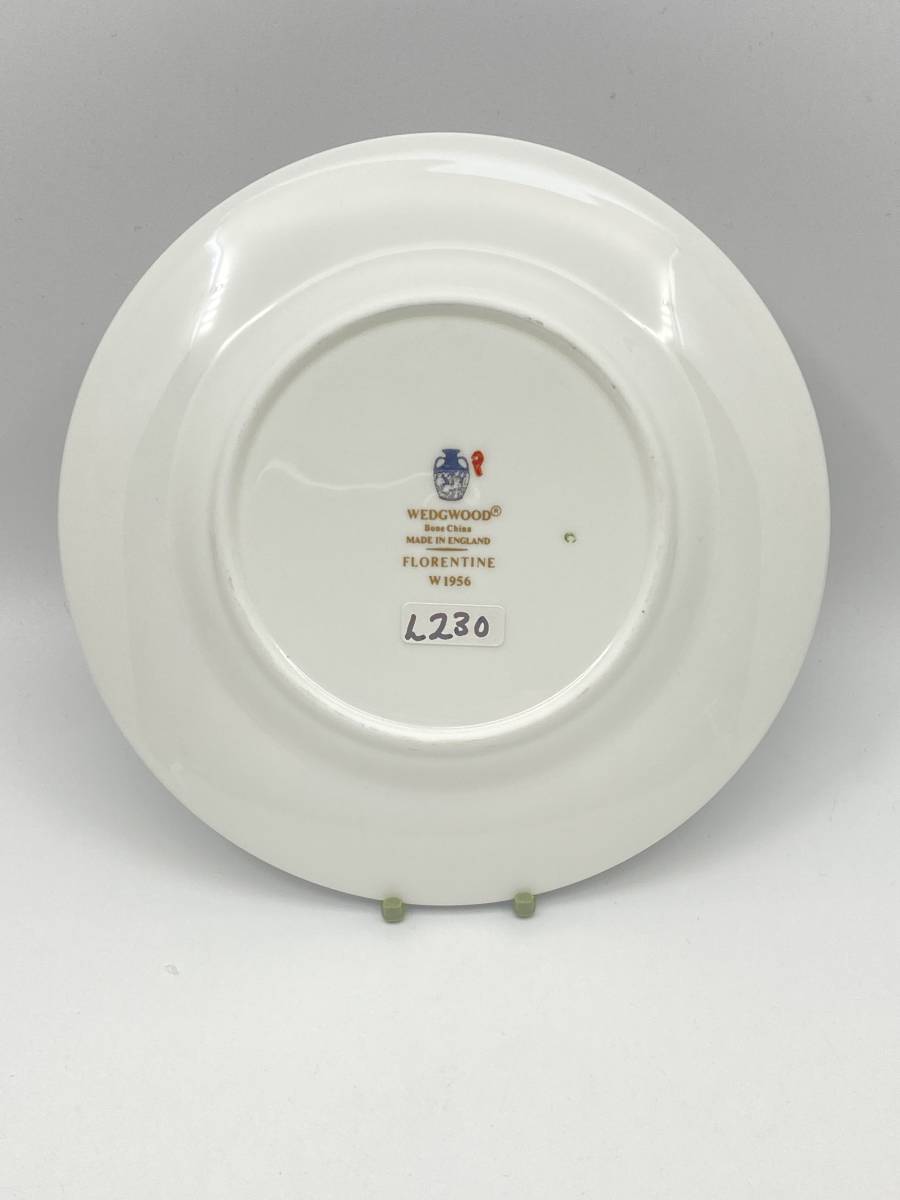 ＊レア＊ WEDGWOOD ウェッジウッド ＊RARE＊ FLORENTINE NAVY 15cm Side Plate W1956 フィレンツェネイビー サイドプレート W1956 *L230_画像9