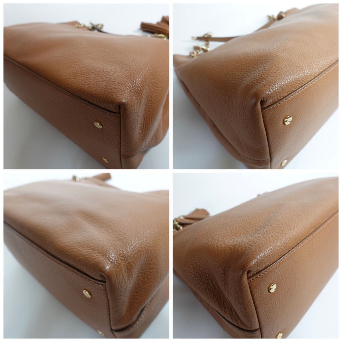【美品】トリーバーチ トートバッグ ショルダーバッグ チェーン ブラウン