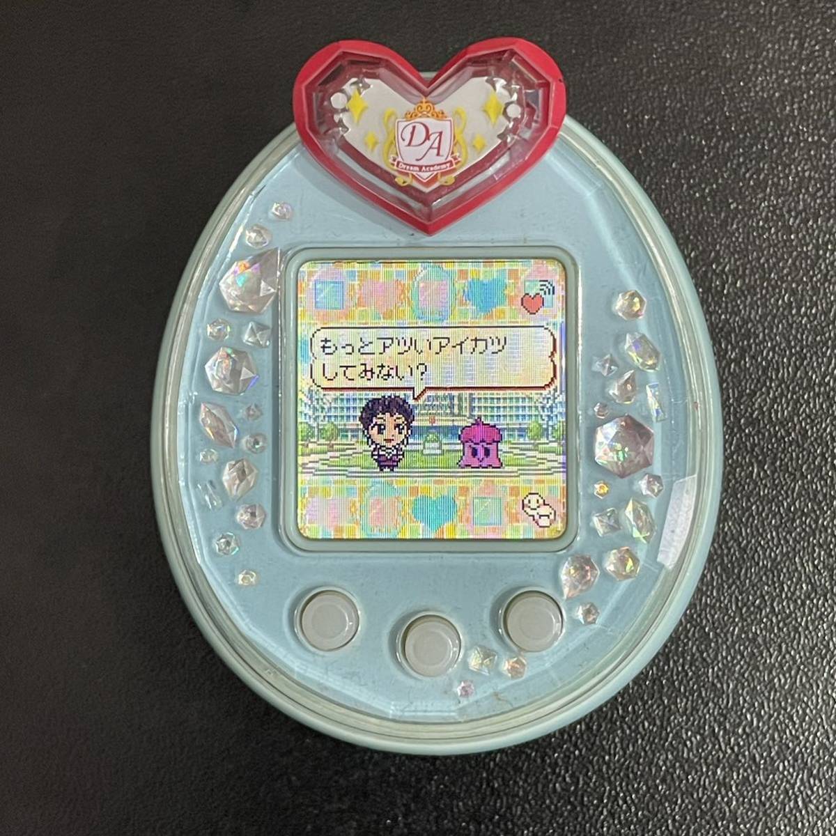 動作確認済み Tamagotchi P's たまごっちピース アイカツ たまデコピアス ブルー　青 BANDAI バンダイ_画像1