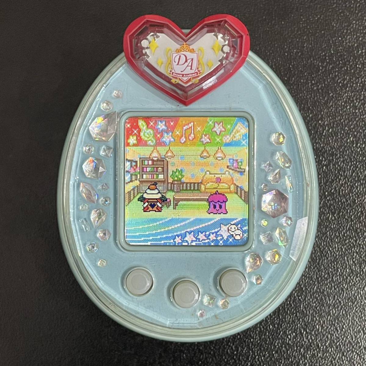 動作確認済み Tamagotchi P's たまごっちピース アイカツ たまデコピアス ブルー　青 BANDAI バンダイ_画像2