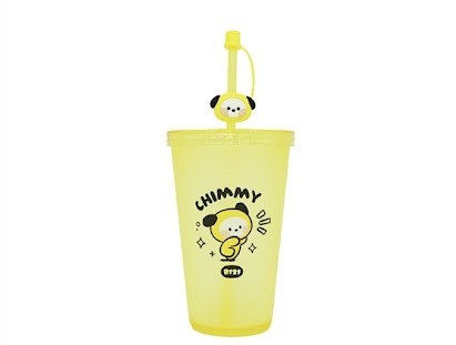 BT21 公式　minini CHIMMY タンブラー(ストロー付き)　韓国　K-POP☆BTS 防弾少年団　JIMIN ジミン　TUMBLER_画像1