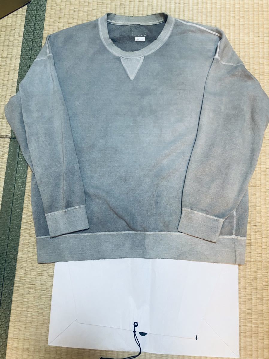 最大15%OFFクーポン 19aw visvim JUMBO DYE) UNEVEN L/S SWEAT