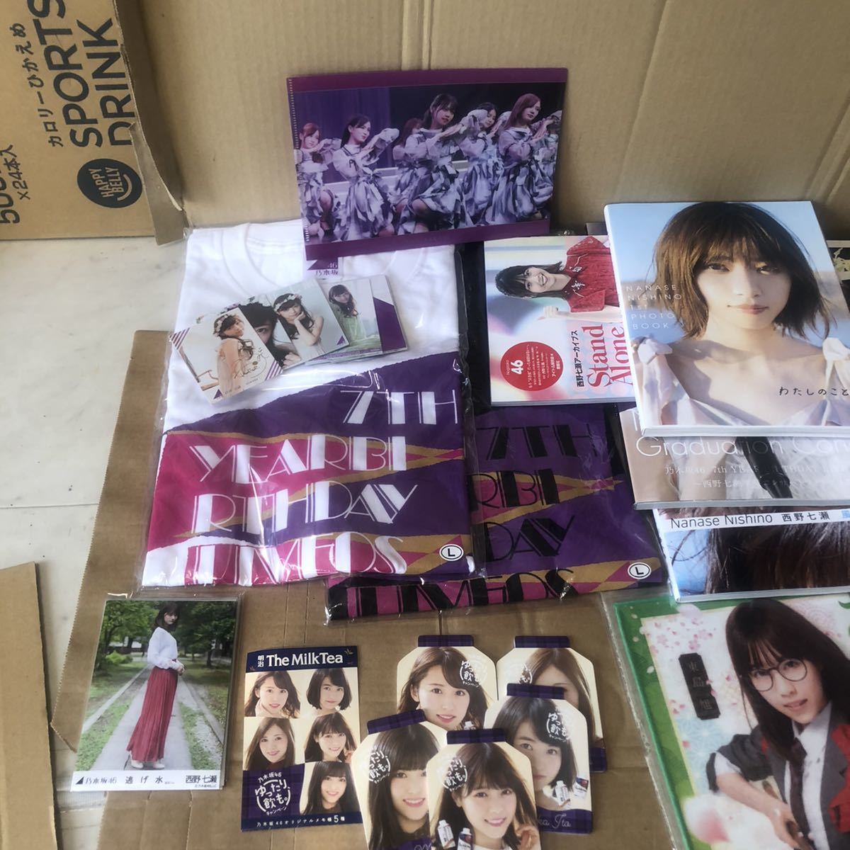 西野七瀬グッズ乃木坂46 タオル 写真集 本 Tシャツ DVD 他 アイドル