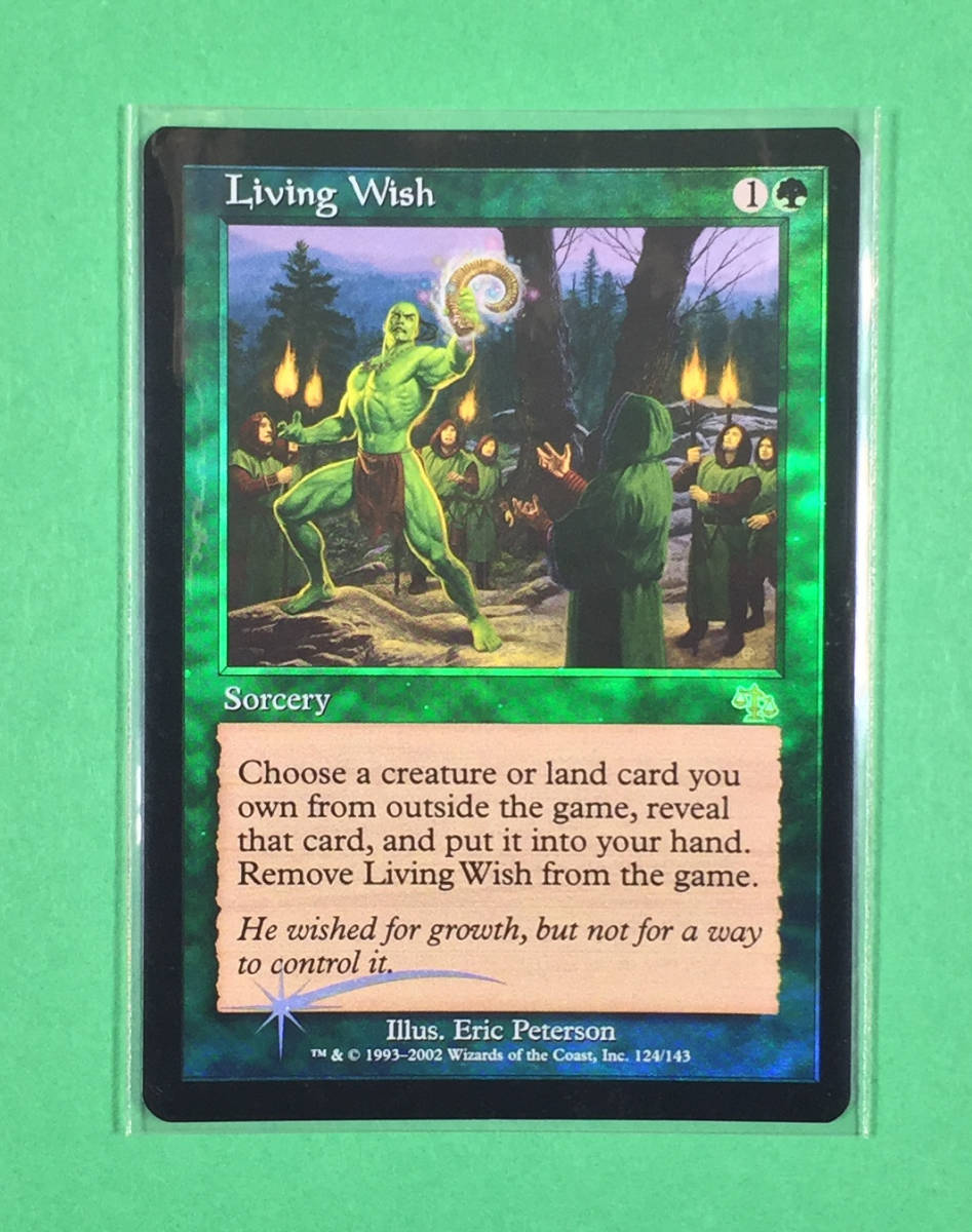 MTG 【Foil】《生ける願い/Living Wish》[JUD] 英語_画像1