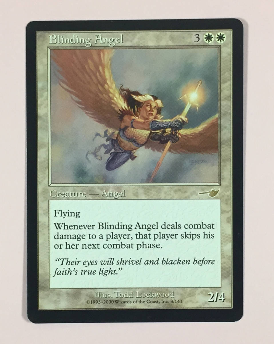 MTG《まばゆい天使/Blinding Angel》[NEM] 英語_画像1