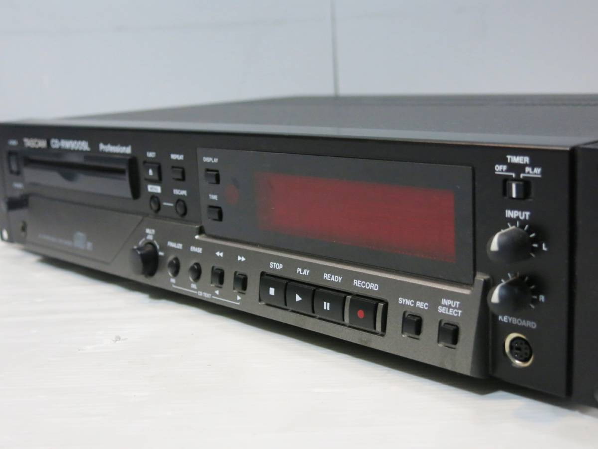 ◇TASCAM CD-RW900SL 業務用CDレコーダー 中古動作品◇3G132_画像3