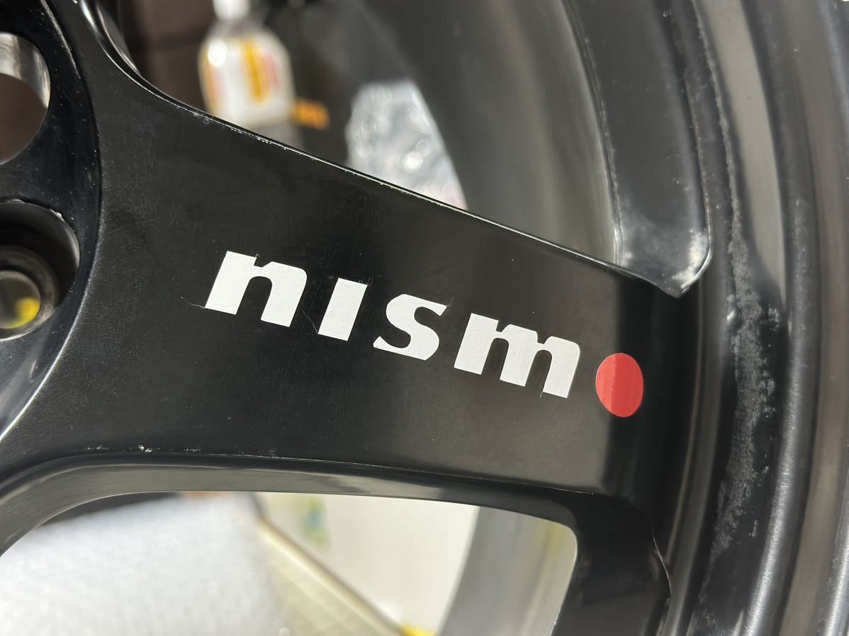 NISMO ステッカー 4枚セット 旧ロゴ 日の丸 LM GT4 ホイール BNR32 BCNR33 BNR34 ニスモ 日産 GT-R W2_画像2