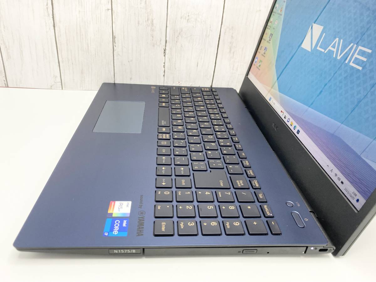 【最新OS Windows11】SSD1TB メモリ32GB NEC ノートPC N1575/B 第11世代Core i7-1165G7 Office Webカメラ Bluetooth LINE Zoom Blu-ray_画像6