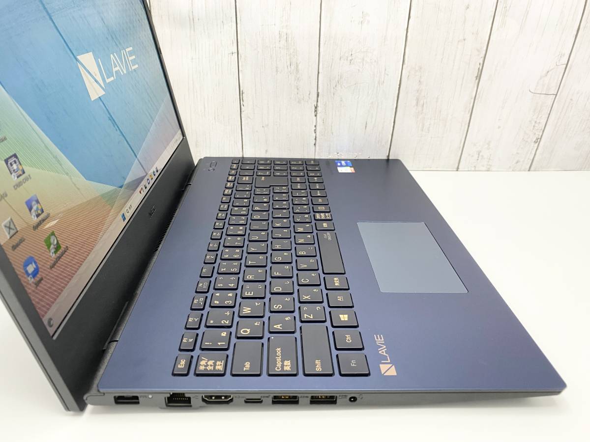 【最新OS Windows11】SSD1TB メモリ32GB NEC ノートPC N1576/B 第11世代Core i7-1165G7 Office  Webカメラ Bluetooth LINE Zoom Blu-ray