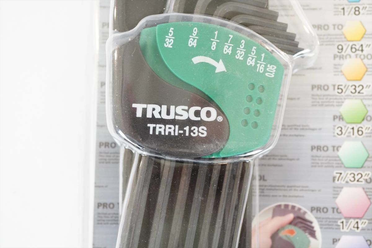 TRUSCO 六角棒レンチセット　１３本組　（インチタイプ）TRRI-13S　新品未使用_画像4