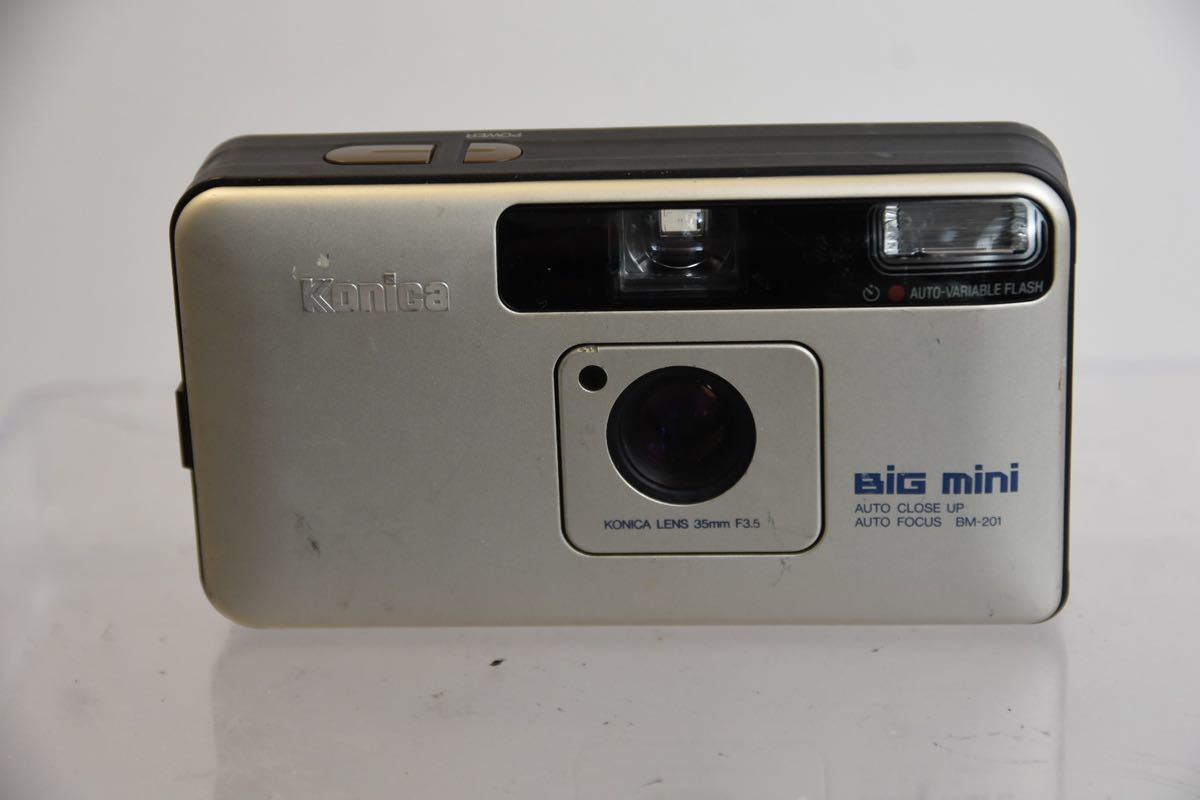 本物の カメラ コンパクトフィルムカメラ KONICA コニカ BIG mini