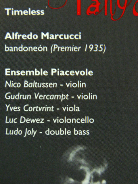 Alfred Marcucci(アルフレッド マルクッチ) & Ensemble Piacevole ※バンドネオン タンゴ_画像4