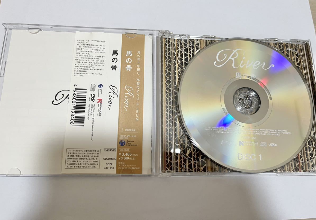 馬の骨「river」堀込泰行 初回限定盤 CD＋DVD アルバム MV 2枚組 キリンジ 中古 帯付き_画像3