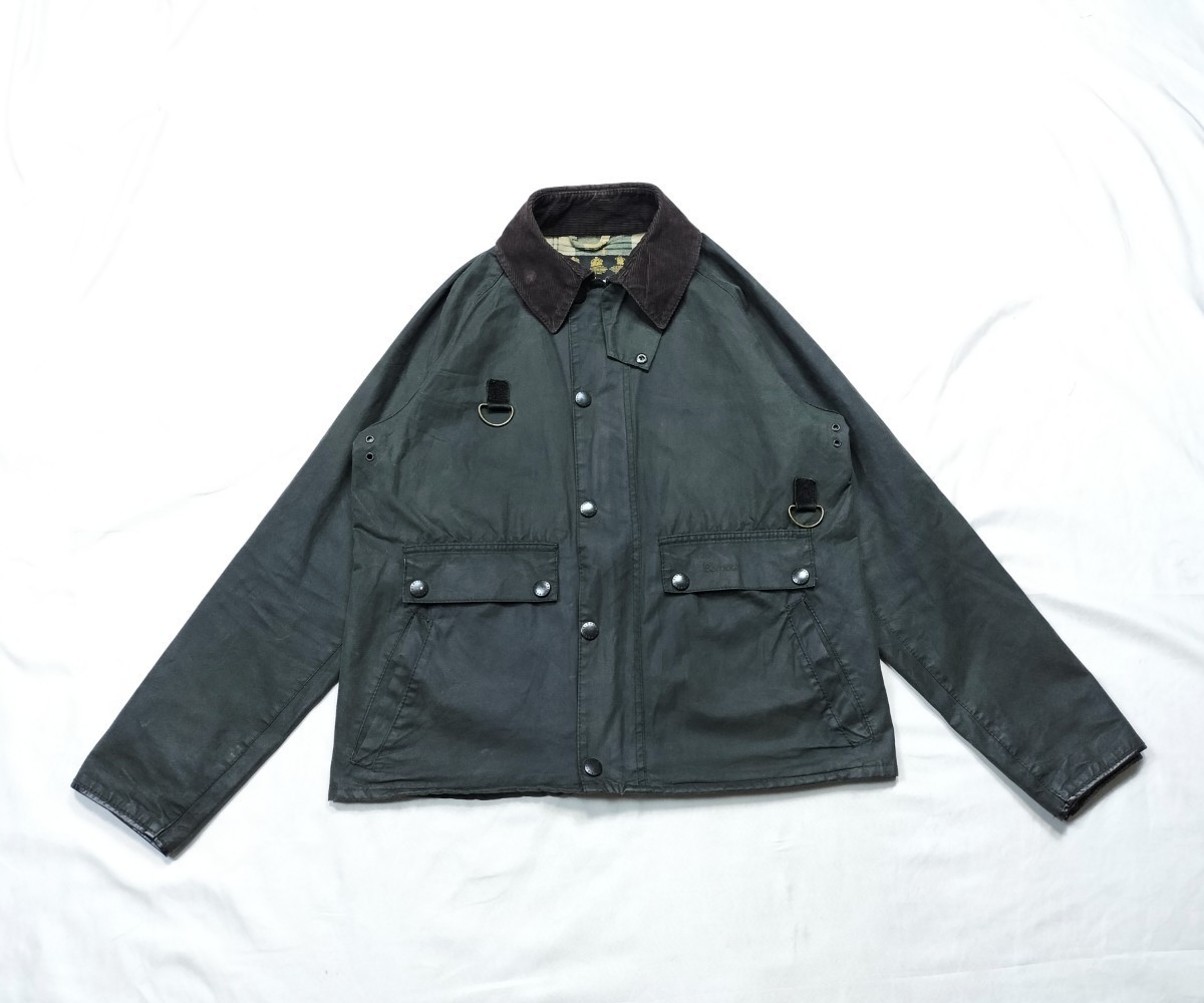 00s Barbour Standen S バブアー　スタンデン　オイルドジャケット 英国製 Spey スペイ　フィッシング　　_画像1