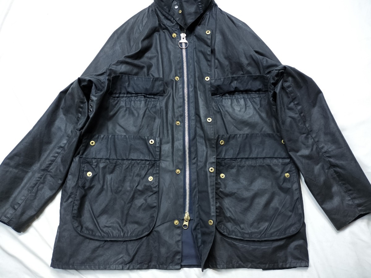 s Barbour bedale c ネイビー  バブアー ビデイル 4ポケット 3