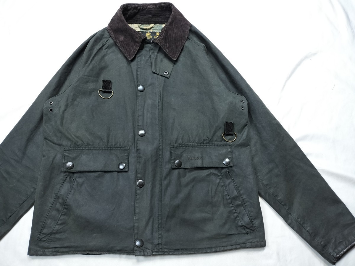 00s Barbour Standen S バブアー　スタンデン　オイルドジャケット 英国製 Spey スペイ　フィッシング　　_画像7