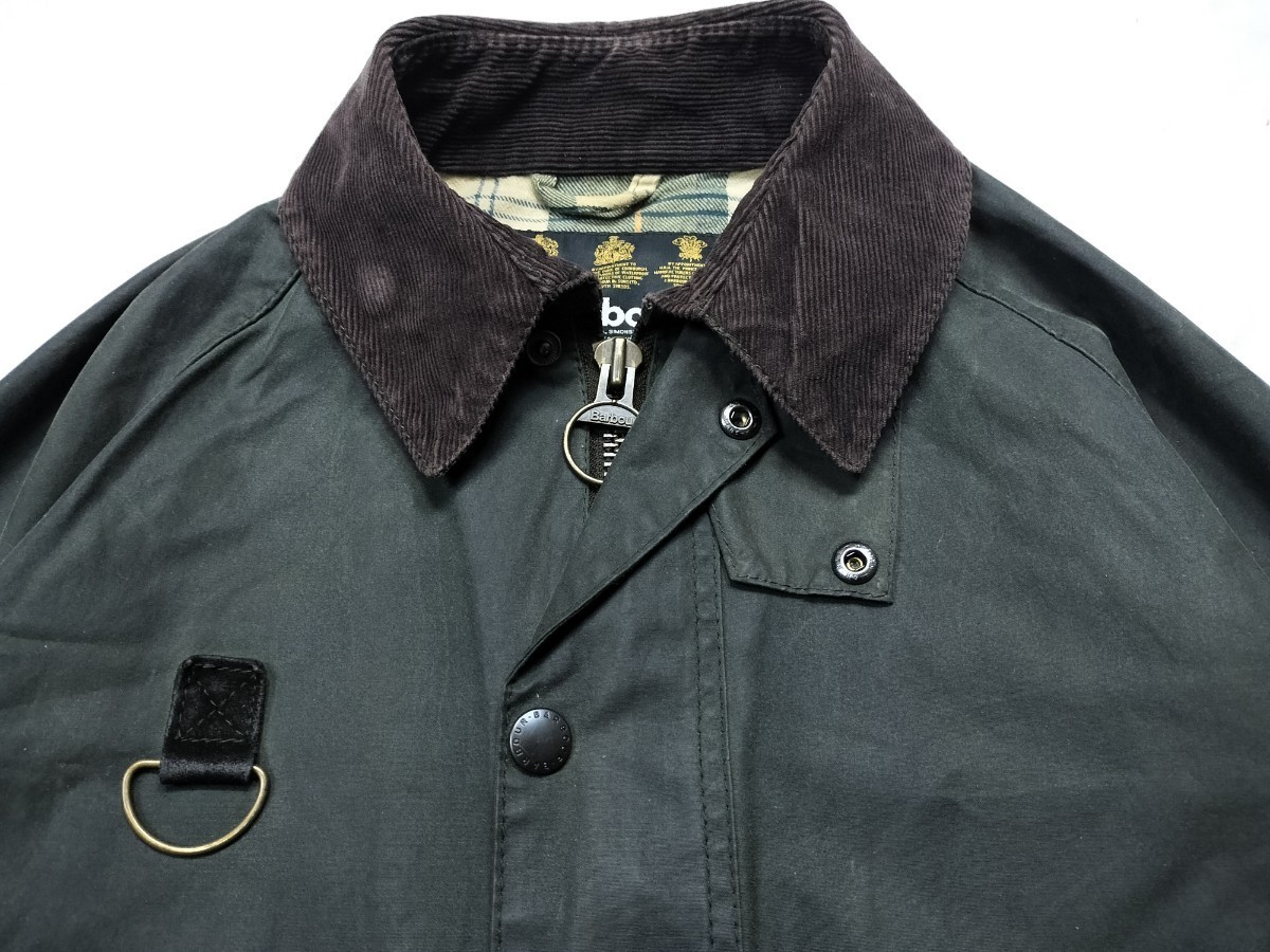 00s Barbour Standen S バブアー　スタンデン　オイルドジャケット 英国製 Spey スペイ　フィッシング　　_画像6