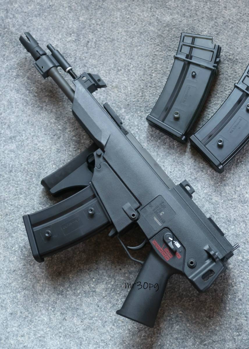 外装パーツ欠品！ARES製 H&K G36C アサルトライフル EFCS搭載 電動ガン 東京マルイ多弾数470連マガジン3本付き！HK刻印＆ポリマーフレーム_ARES H&K G36C EFCS BLOWBACK AEG