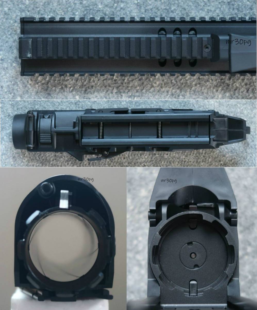 スタンドアローン 未使用品 VFC製 FN HERSTAL EGLM Mk13mod0 DX BK 40mmモスカート用グレネードランチャー SCAR-L/H対応 EFT/FN40GL/BATMAN_金属製バレルはライフリングが刻まれている