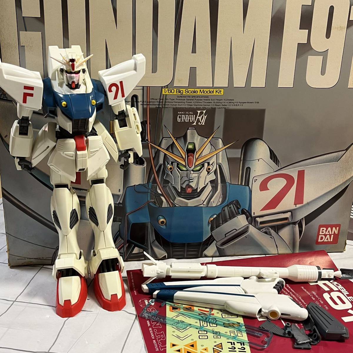 z891 現状品 ガンダム F91 機動戦士ガンダム ガンプラ バンダイ モビル