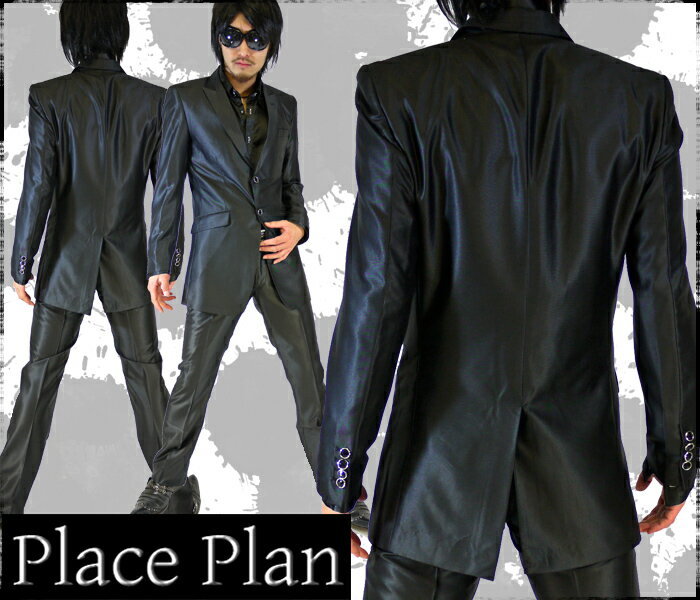 【Place plan】ロング丈シャンブレースーツ【113S8478】新品ホワイトM_画像4