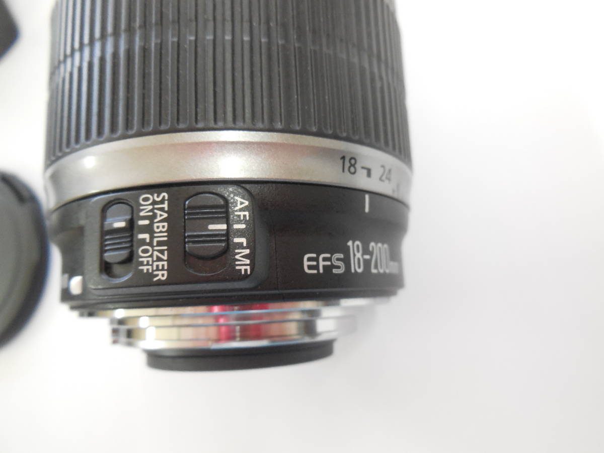 EFS18-200mm キャノンレンズ IMAGE STABILIZER Canon 1:3.5-5.6 IS_画像6