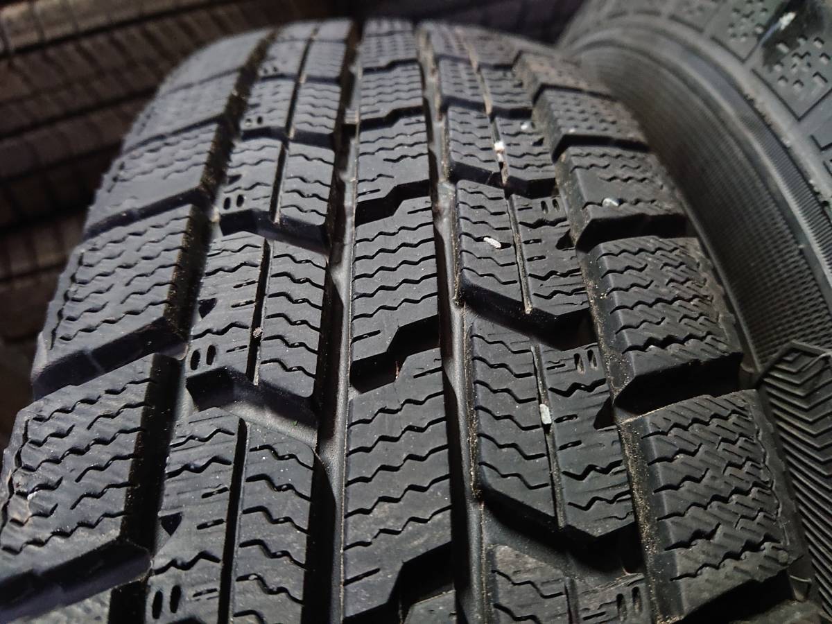 155/80R13 GOODYEAR ICENAVI7 スタッドレス 2018年製 4本 パッソ ヴィッツ マーチ 等 _画像3