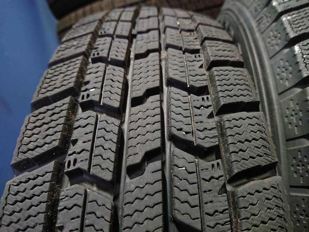 155/80R13 GOODYEAR ICENAVI7 スタッドレス 2018年製 4本 パッソ ヴィッツ マーチ 等 _画像5