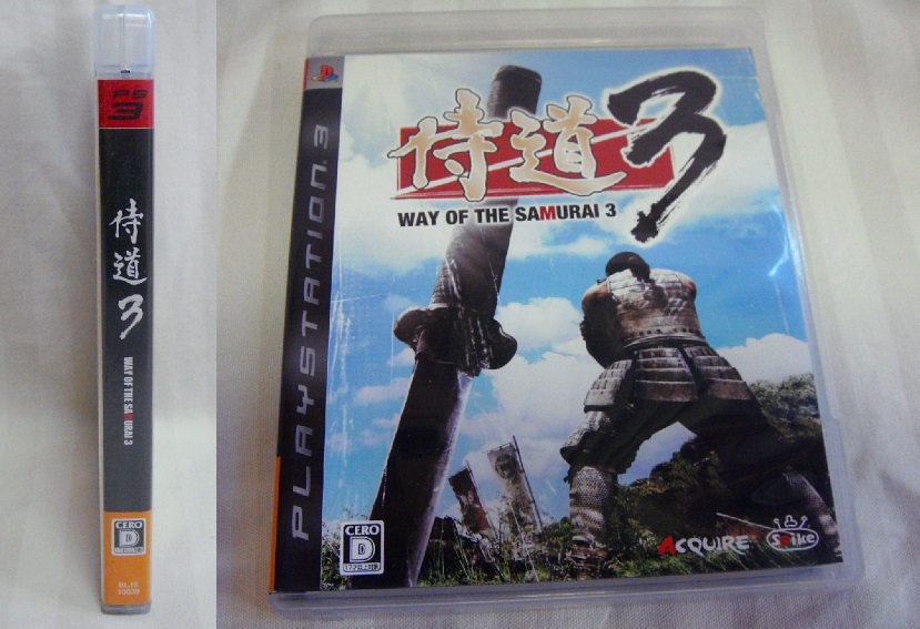 送料無料！読み込み良好PS3ゲームソフト●侍道３　WAY OF THE SAMURAI 3