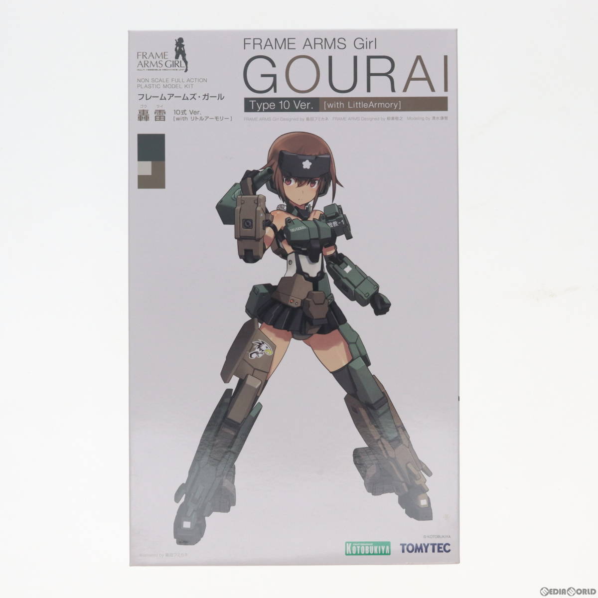 【中古】[PTM]フレームアームズ・ガール 轟雷 10式 Ver. ［with LittleArmory］ プラモデル(FG025) コトブキヤ(63022628)_画像1