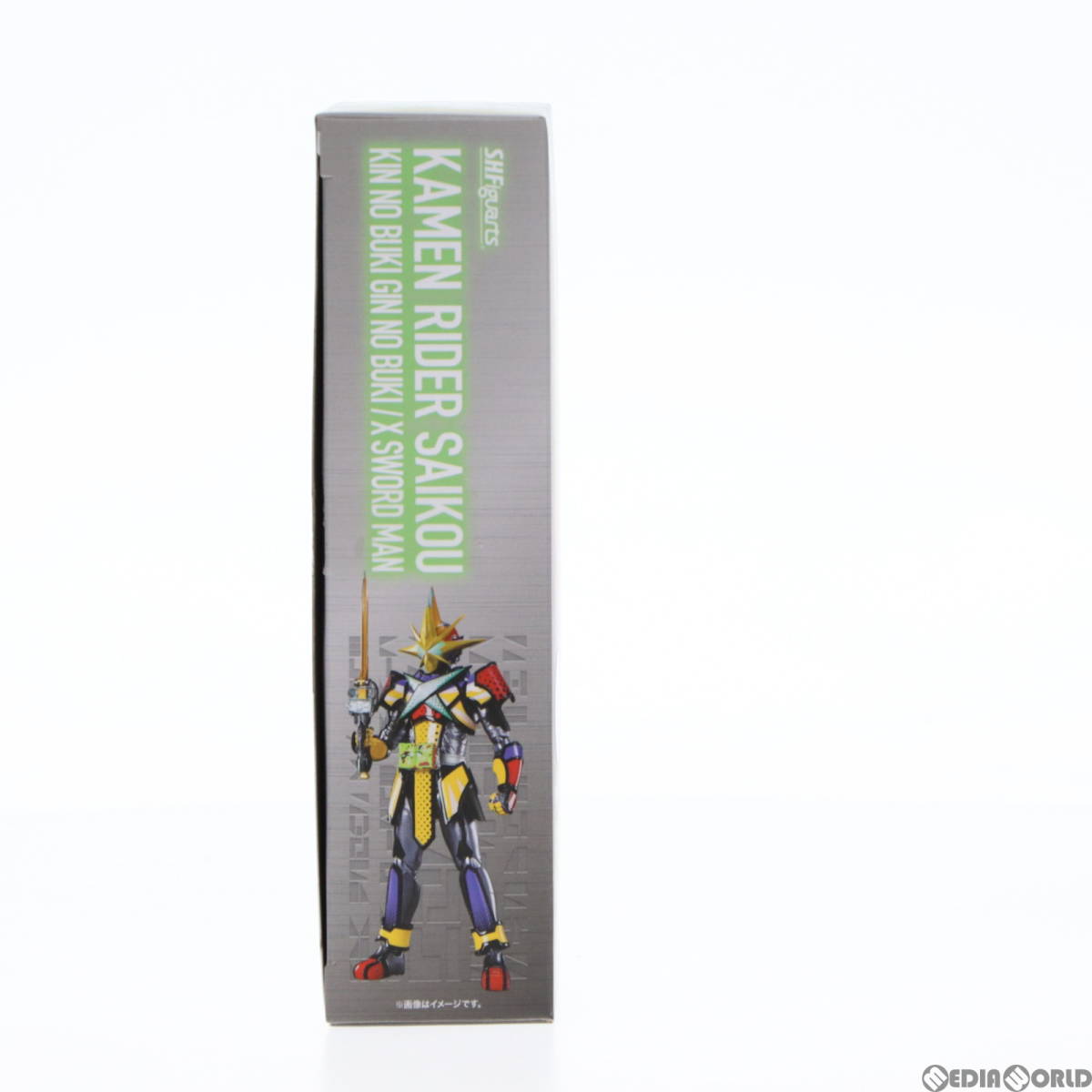 【中古】[FIG]魂ウェブ商店限定 S.H.Figuarts(フィギュアーツ) 仮面ライダー最光 金の武器 銀の武器/エックスソードマン 仮面ライダーセイ_画像5