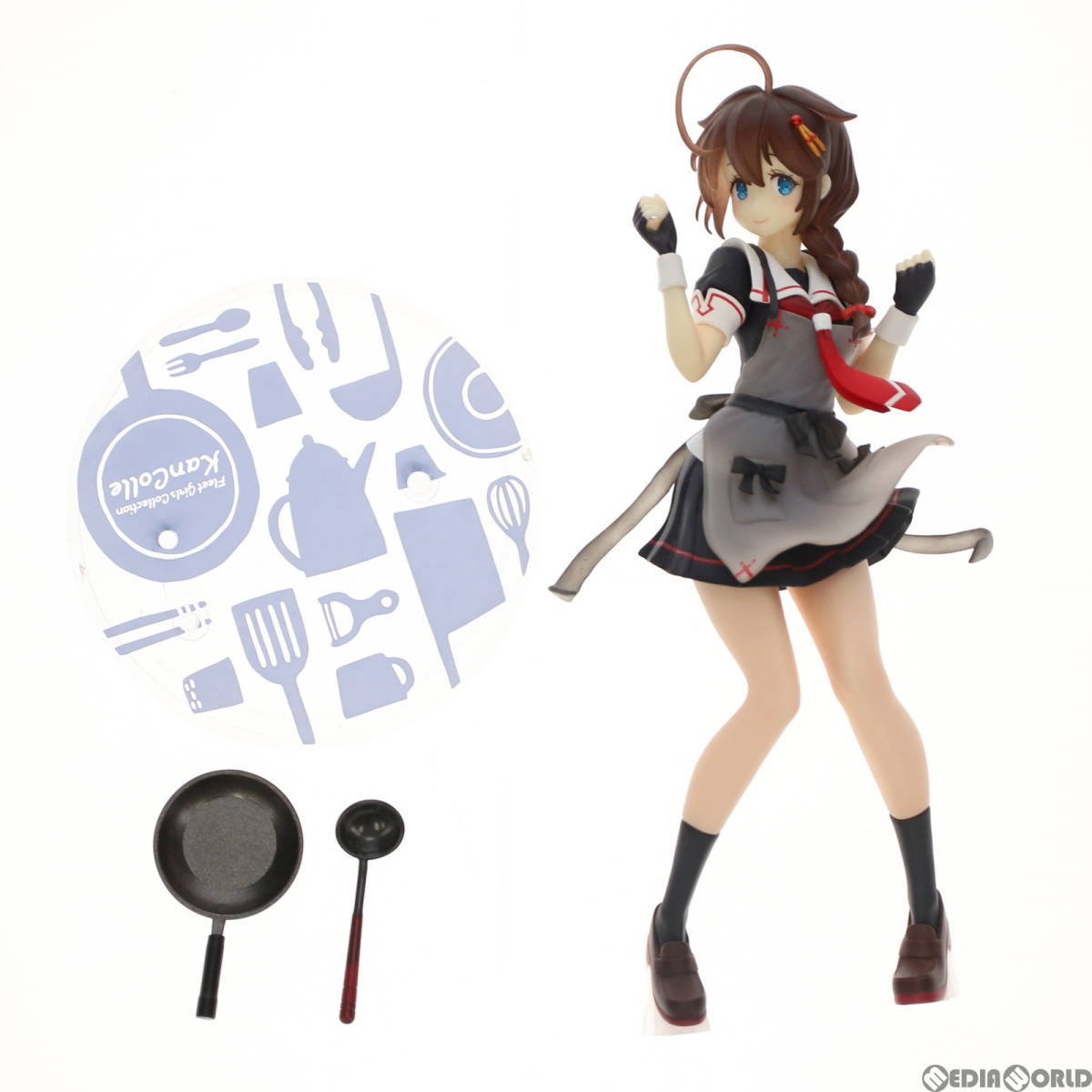 【中古】[FIG]B賞 時雨改二(しぐれかいに)(お料理mode) プレミアムフィギュア 一番くじプレミアム 艦隊これくしょん～艦これ～-烹炊所より_画像2