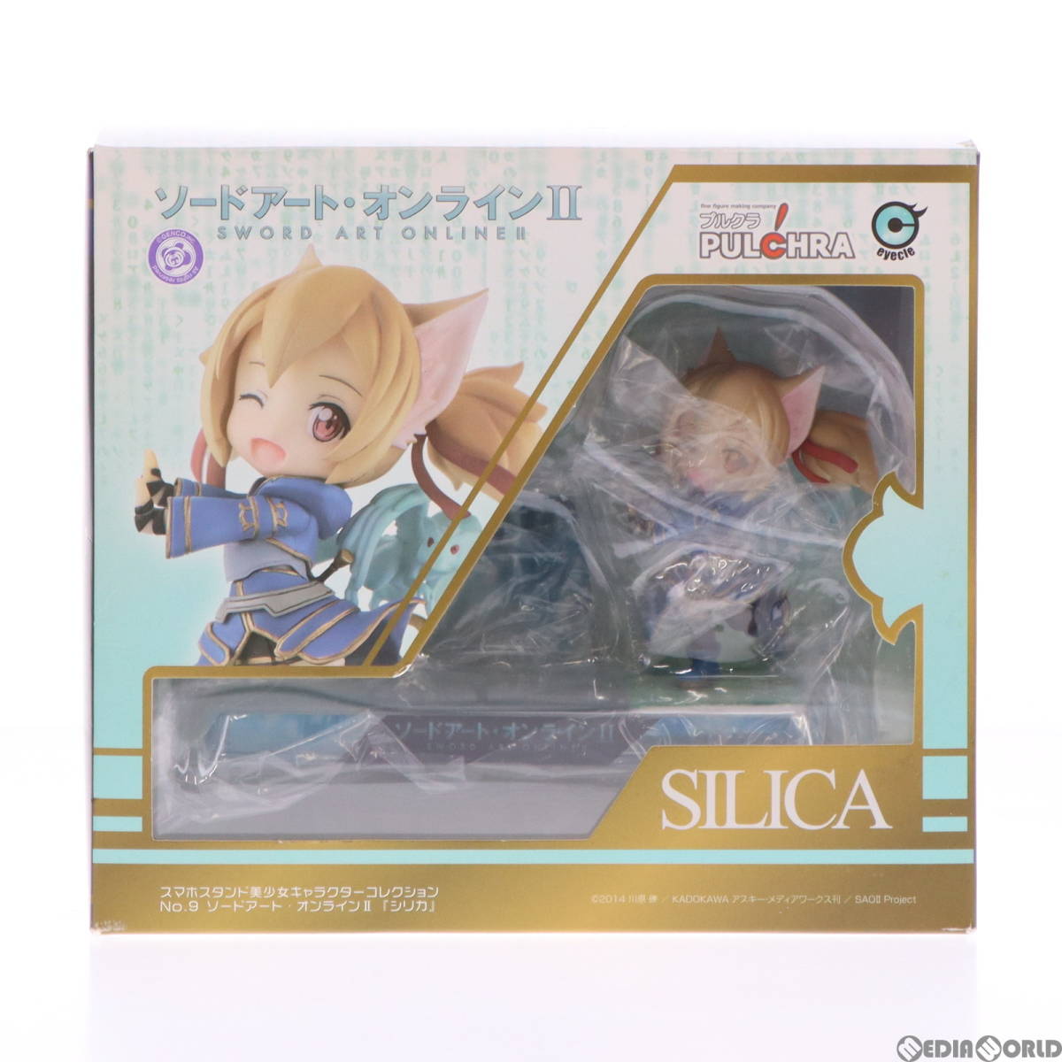 【中古】[FIG]スマホスタンド 美少女キャラクターコレクションNo.09 シリカ ソードアート・オンラインII 完成品 フィギュア PULCHRA(プルク_画像2