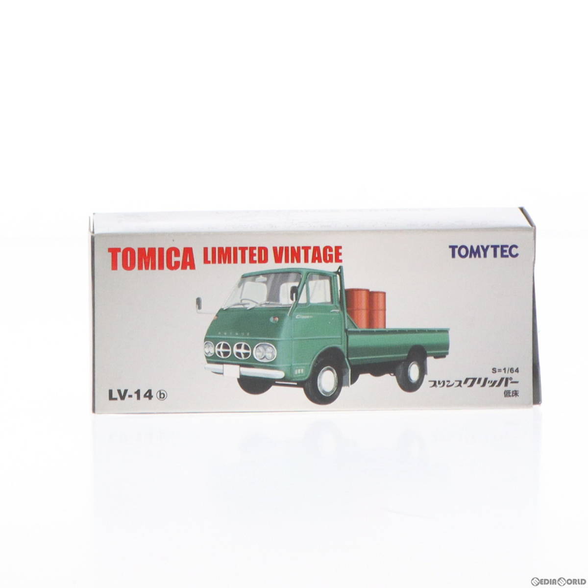 【中古】[MDL]トミカリミテッドヴィンテージ 1/64 TLV-14b プリンス クリッパー 低床(グリーン) 完成品 ミニカー(211792) TOMYTEC(トミーテ_画像1