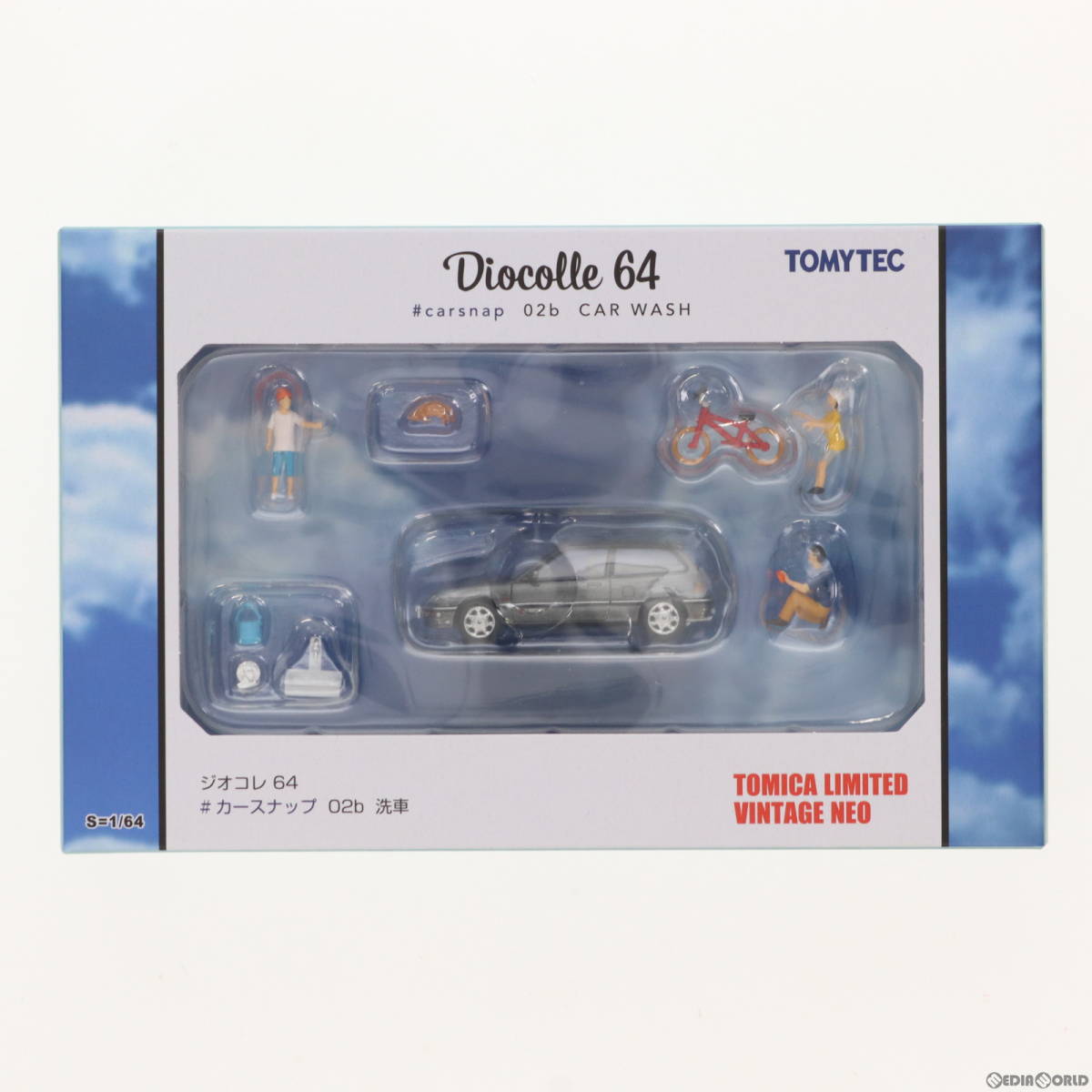 【中古】[MDL]ジオコレ64 トミカリミテッドヴィンテージ NEO #カースナップ02b 洗車 1/64 完成品 ミニカー用ストラクチャー(314875) TOMYTE_画像1