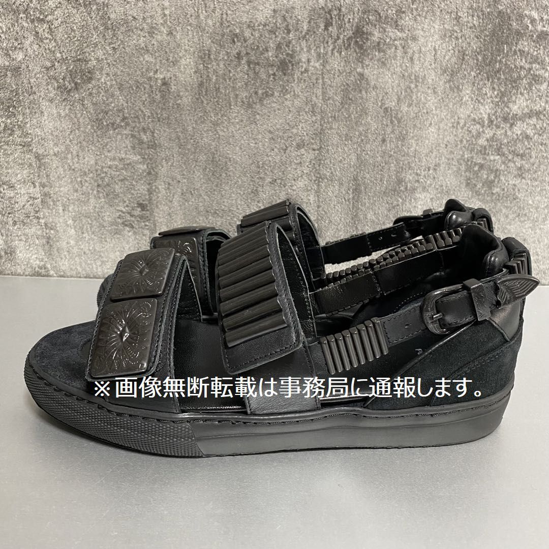 新品 TOGA PULLA トーガ プルラ☆ガンメタ メタル スニーカー サンダル