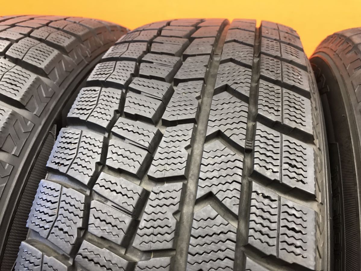 14W-50)冬 195/65R15 DUNLOP Winter Maxx WM02 7-8.5分山 6.5J+40 PCD100 5穴 プリウス50系等_画像7