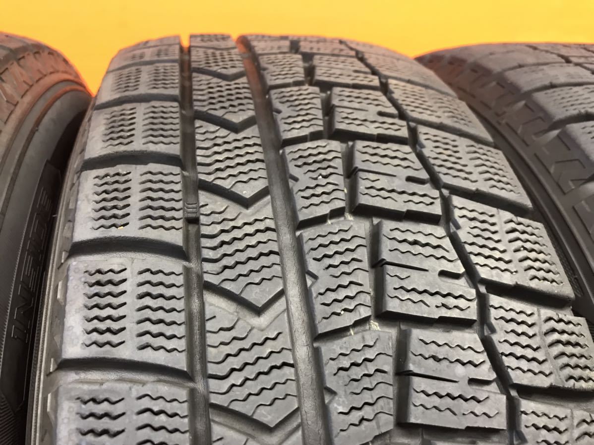 14W-50)冬 195/65R15 DUNLOP Winter Maxx WM02 7-8.5分山 6.5J+40 PCD100 5穴 プリウス50系等_画像8