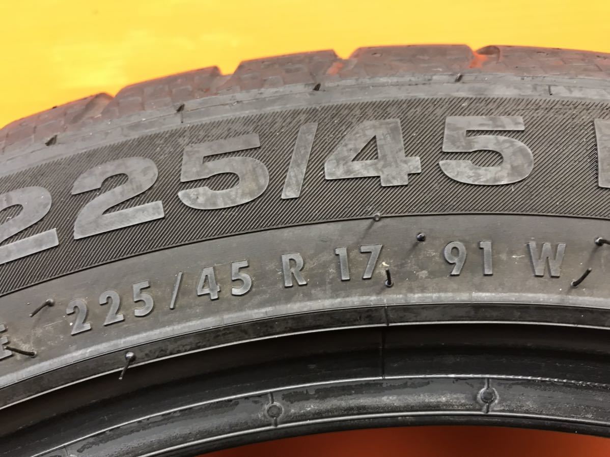 8w-200) 225/45R17 CONTINENTAL Conti Sport Contact 3 (BNW純正) 8分山 4本 _画像2