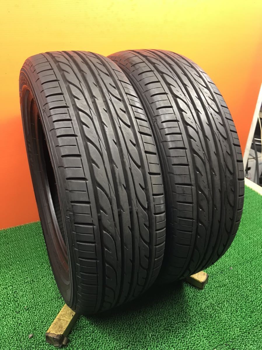 9w-186) 205/60R16 DUNLOP EC202 2022年 8分山 2本_画像1