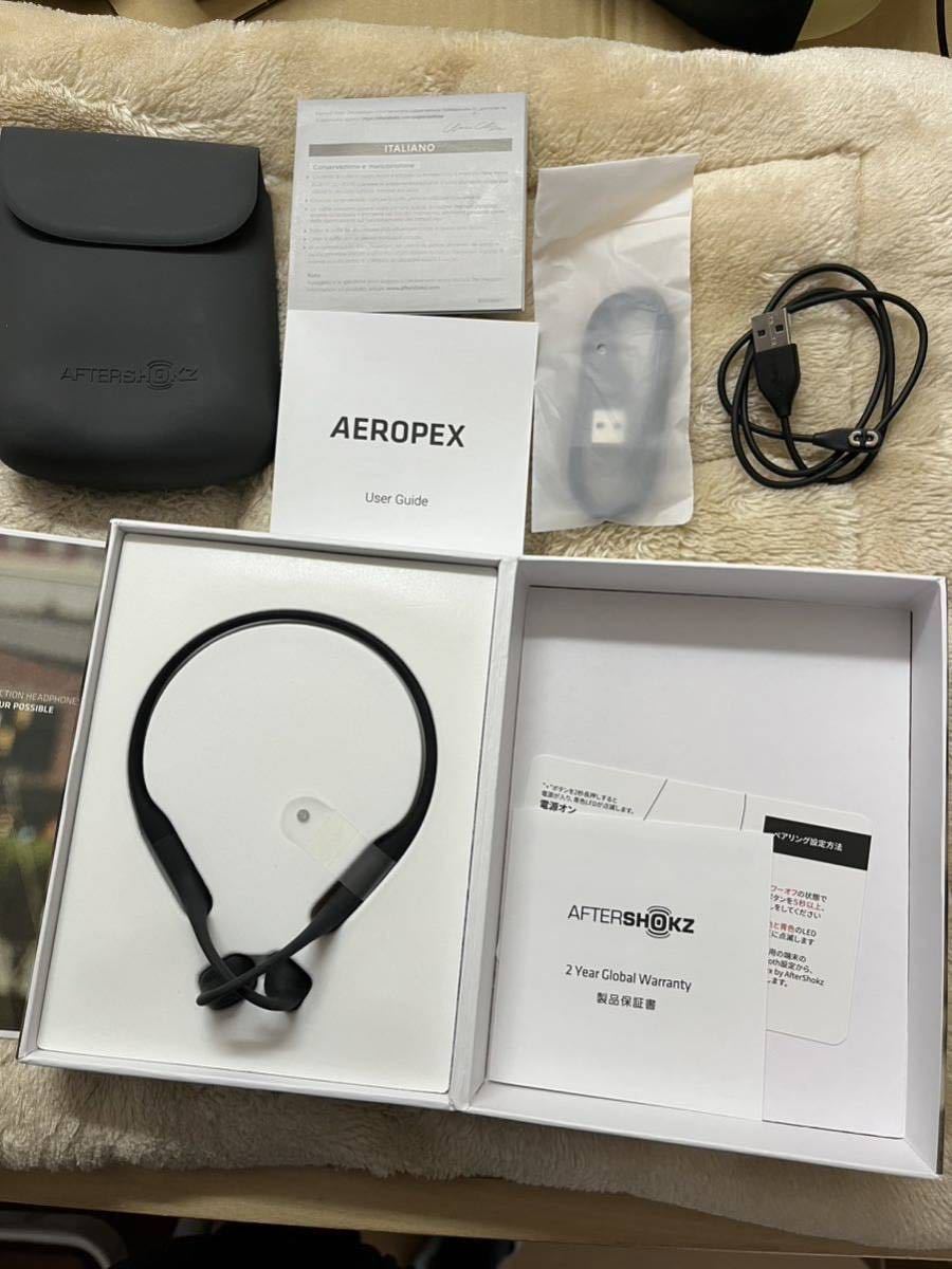 AfterShokz AFT EP AfterShokz Aeropex Cosmic Black AS 骨