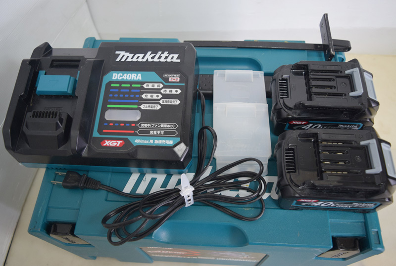 ♪ makita/マキタ 125ｍｍ 充電式防じんマルノコ/丸ノコ KS002GRDX＆リチウムイオンバッテリ(40V,2.5Ah)2個セット！＆おまけ！♪_画像7