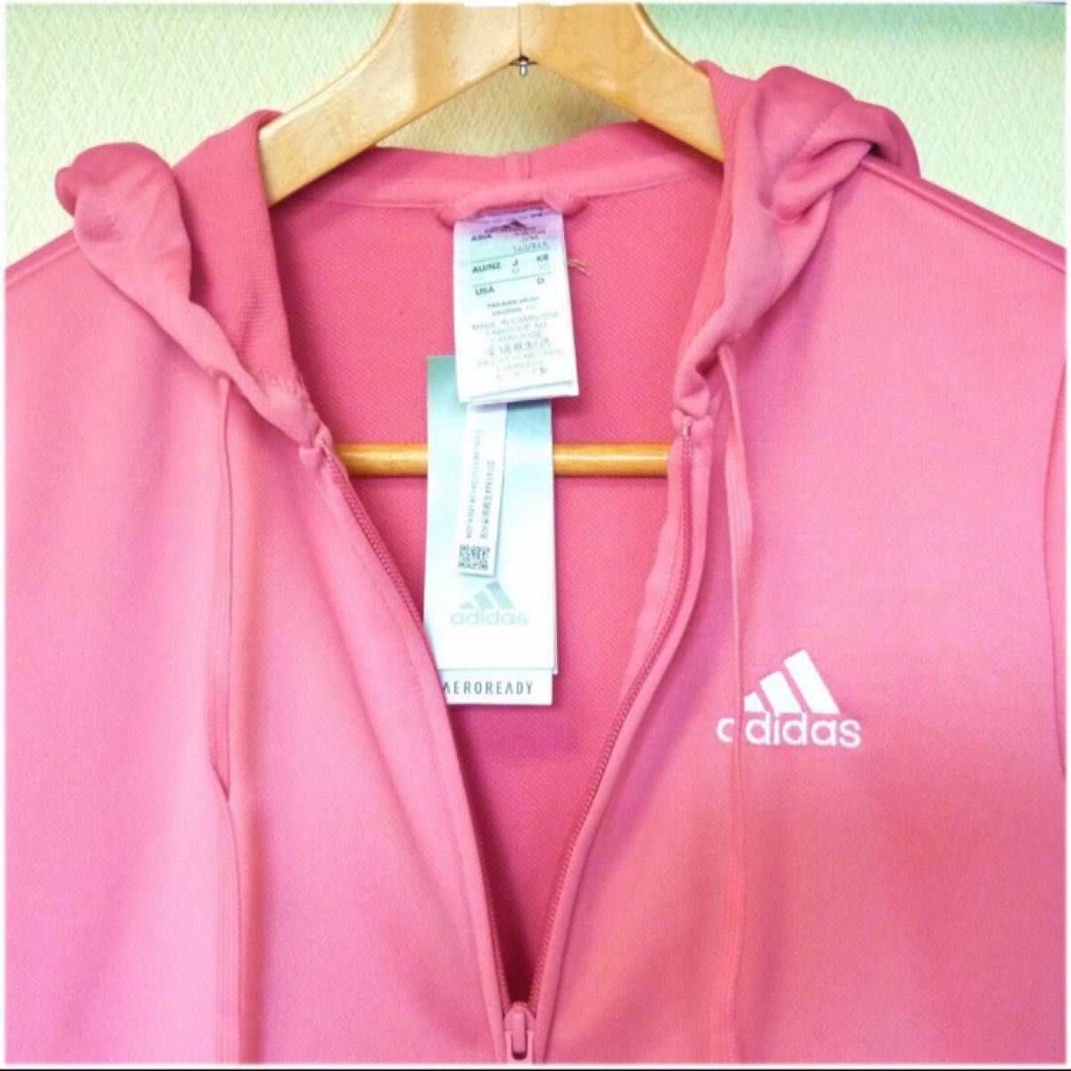 新品(M) アディダス adidas ピンクジャージ上下セット 新品(M) アディダス adidas ピンクジャージ上下セット
