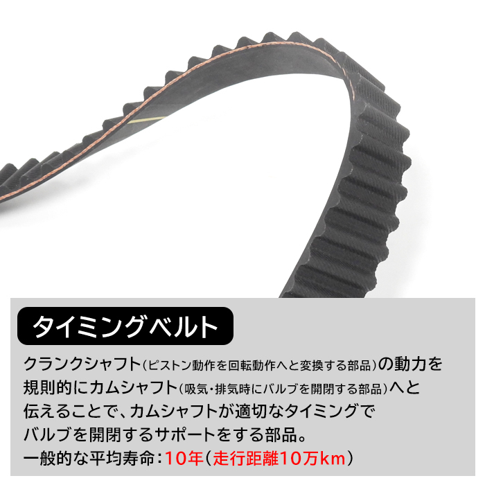 トヨタ 200系 ハイエース KDH206V タイミングベルト ウォータポンプ テンショナープーリー オートテンショナー 4点セット (2638-4s)_画像2