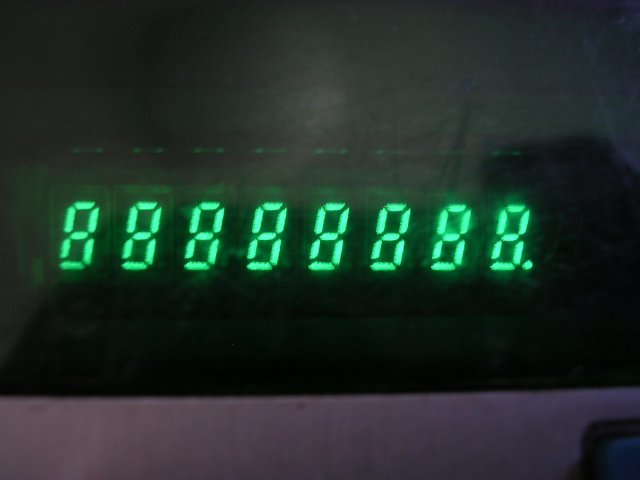 #EL-8018 Sharp Elsi mate 8 колонка Showa. флуоресценция труба калькулятор сделано в Японии рабочий товар с дефектом JUNK