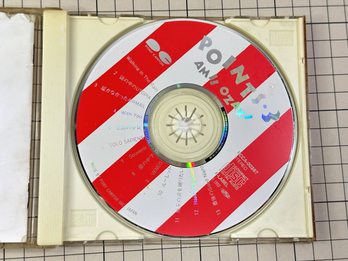 【CD|セル盤｜盤面良好】尾崎亜美　POINTS-3 1992/03/21 PCCA-00357 4988013298538_画像5