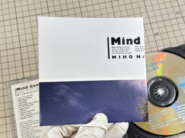 【CD｜セル版｜盤面良好｜ポストカード付】中山美穂　 /　MINDGAME 1988/07/11 K32X-270 4988003044183_画像7