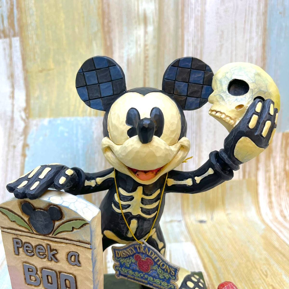  rare * Mickey Mouse Mickey Mouse skeleton gaikotsu Halloween Halloween figure * Jim *shoa Disney tiger tishonenesko