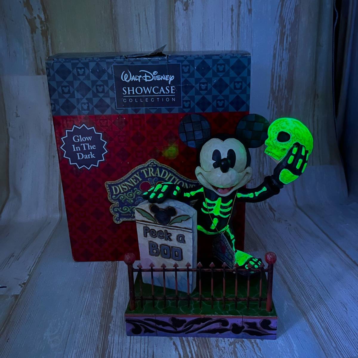  rare * Mickey Mouse Mickey Mouse skeleton gaikotsu Halloween Halloween figure * Jim *shoa Disney tiger tishonenesko