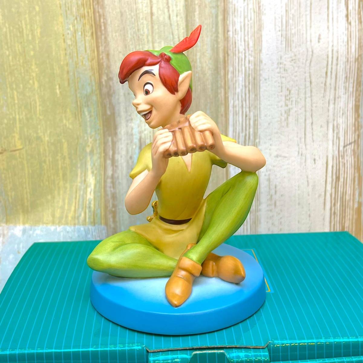 レア★WDCC ピーターパン Peter Pan ★ Forever Young フィギュア 陶器製★ディズニー Disney TDL 箱付き_画像4